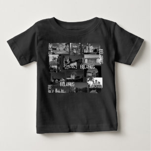 T-shirt Pour Bébé Biélorussie Б е л а р у с ь Minsk Grodno