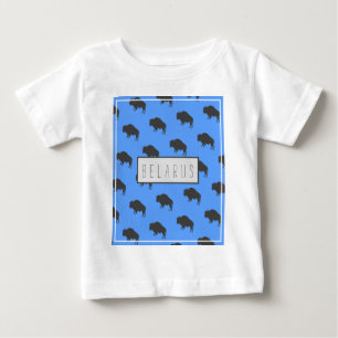 T-shirt Pour Bébé Biélorussie Bison З Biélorusse у б р Б а е л  de  