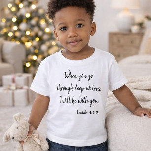T-shirt Pour Bébé Bienheureux pour les écrits de la foi infantile