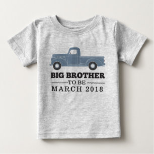 T-shirt Pour Bébé Big Brother sera la chemise Faire-part de grossess