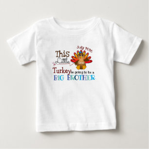 T-shirt Pour Bébé Big Brother sera la Turquie Faire-part de grossess