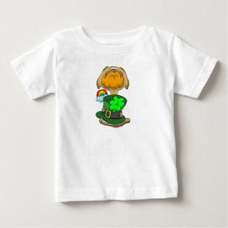 T-shirt Pour Bébé Big Head St. Patrick's Day Cat