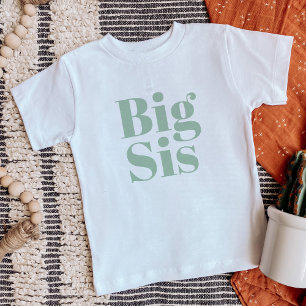 T-shirt Pour Bébé Big Sis Famille de frères jumeaux