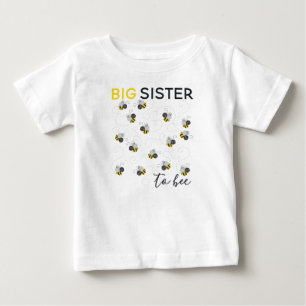 T-shirt Pour Bébé Big Sister to Bee