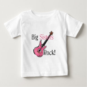 T-shirt Pour Bébé Big Sisters Rock