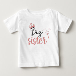 T-shirt Pour Bébé Big Soeur Baby Faire-part d'arrivée