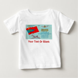 T-shirt Pour Bébé Billet passager Aeroflot