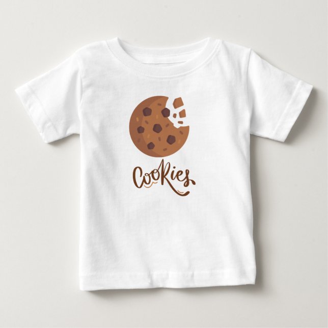 T-shirt Pour Bébé biscuits (Devant)
