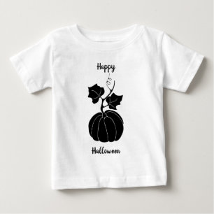 T-shirt Pour Bébé Black Happy Halloween horreur éffrayant