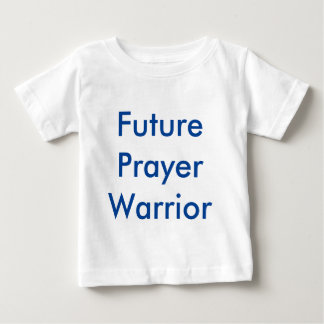 T-shirt Pour Bébé blanc Futur Prayer Guerrier une pièce tenue