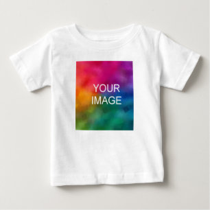 T-shirt Pour Bébé Blanc tendance personnalisé Ajouter votre texte Té