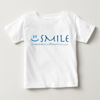 T-shirt Pour Bébé Bleu-sourire