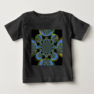 T-shirt Pour Bébé Bleu vintage