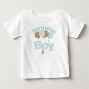 T-shirt Pour Bébé Blue Birthday Boy