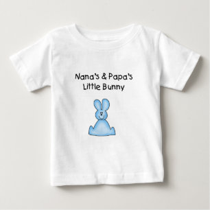 T-shirt Pour Bébé Blue Nana's et Papa's Little Bunny