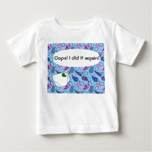 T-shirt Pour Bébé Blue Paisley