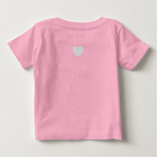 T-shirt Pour Bébé Body bébé "pcog" rond avec Écriture & cœur