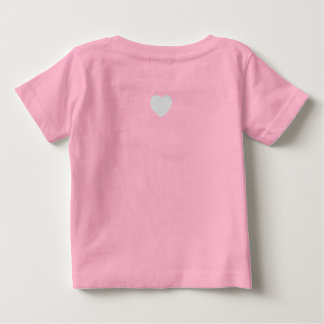 T-shirt Pour Bébé Body bébé "pcog" rond avec Écriture & cœur