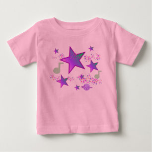 T-shirt Pour Bébé Body Combinaison Rose Bébé Starlight Lullaby Tutu