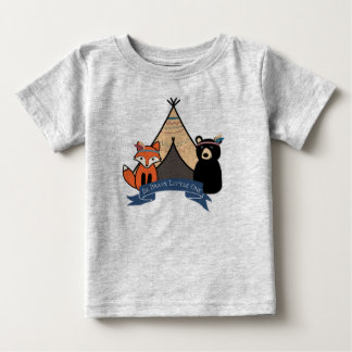 T-shirt Pour Bébé Bodysuit Woodland, Garçon, Soyez courageux Petit U