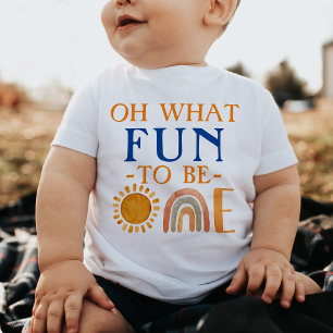 T-shirt Pour Bébé Boho monochrome