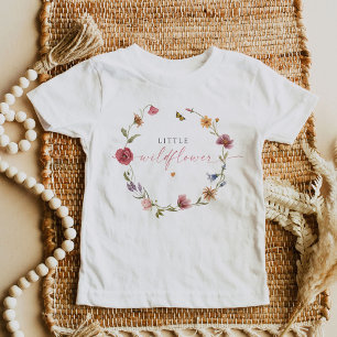 T-shirt Pour Bébé Boho Papillon Fille Première Anniversaire