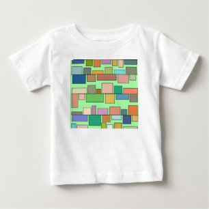 T-shirt Pour Bébé Boho Rectangles
