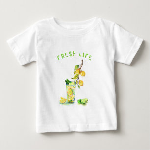 T-shirt Pour Bébé Boisson de jus de citron frais Cool Lemonade Summe