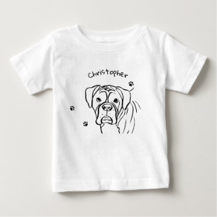 T-shirt Pour Bébé Boîtier en blanc : texte modifiable