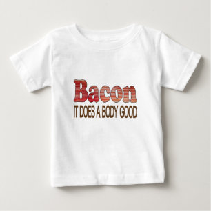 T-shirt Pour Bébé Bon Bacon pour le Corps