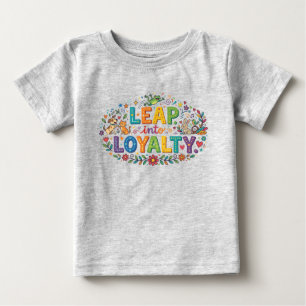 T-shirt Pour Bébé Bondir dans la Loyauté