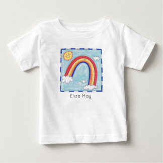 T-shirt Pour Bébé Bonheur Arc-en-ciel Personnalisé