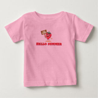T-shirt Pour Bébé Bonjour été