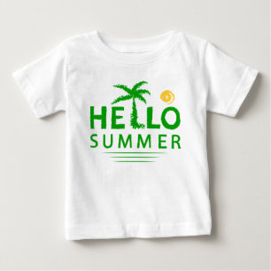T-shirt Pour Bébé Bonjour été