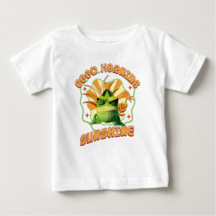 T-shirt Pour Bébé Bonjour Soleil Chameleon Drôle et Grincheux
