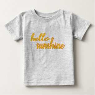 T-shirt Pour Bébé Bonjour Sunshine Kids Top