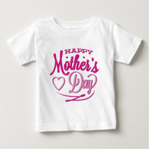 T-shirt Pour Bébé Bonne fête des mères
