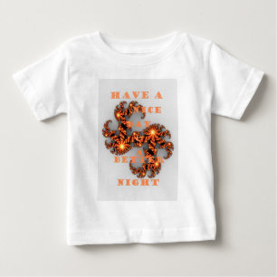 T-shirt Pour Bébé Bonne journée et meilleure nuit