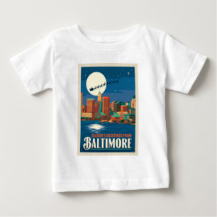 T-shirt Pour Bébé Bonnes Fêtes de Baltimore