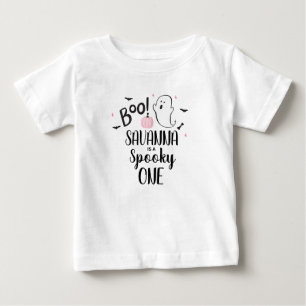 T-shirt Pour Bébé Boo Ghost Halloween fête d'anniversaire
