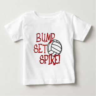 T-shirt Pour Bébé Bosse, ensemble, transitoire ! Volleyball