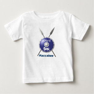 T-shirt Pour Bébé Bouclier Maccabee Et Paroles