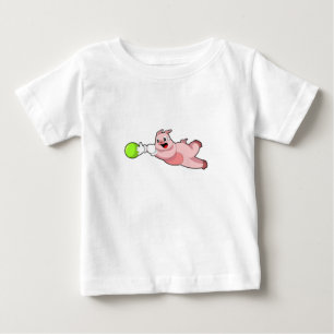 T-shirt Pour Bébé Boule de Bowling