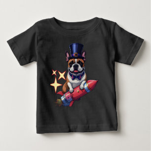 T-shirt Pour Bébé Bouledogue français Nouvel An French Bulldog