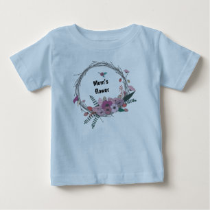 T-shirt Pour Bébé Bouquet de fleurs