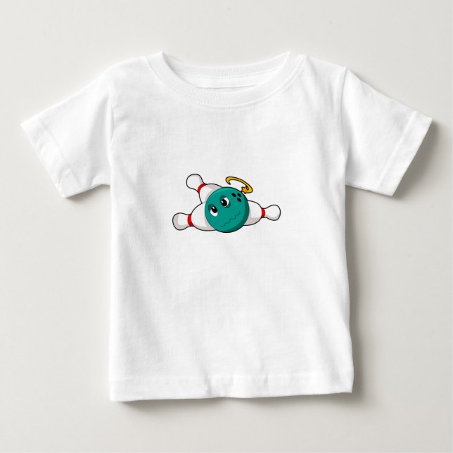 T-shirt Pour Bébé Bowling Bowling Bowling Bowling (Devant)