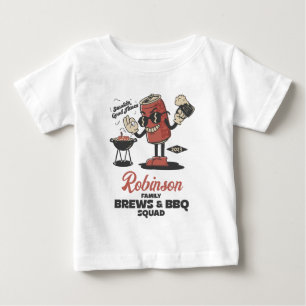 T-shirt Pour Bébé Brasseries Et BBQ Squad Amusant Barbeque Famille P