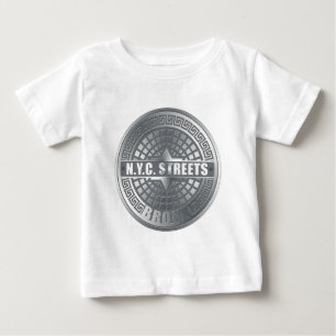 T-shirt Pour Bébé Bronx de couverture de trou
