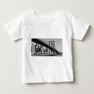 T-shirt Pour Bébé Brooklyn Bridge New York City