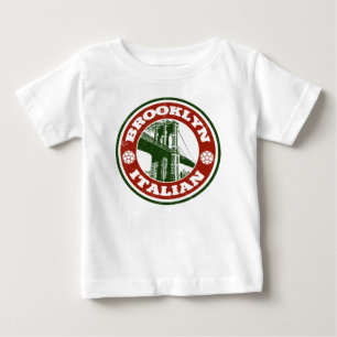 T-shirt Pour Bébé Brooklyn New York Italiens